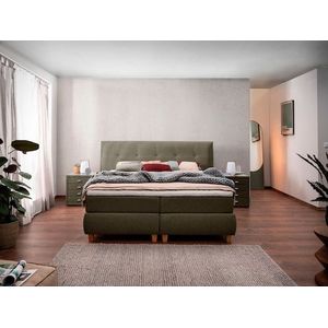 alina Boxspringbett »Luella«, ADA trendline Boxspringbett, inkl. Matratze und Viscoschaum-Topper