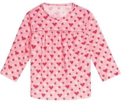 Trigema Sweatshirt »TRIGEMA Langarmshirt mit süßem Herzchen-Muster«