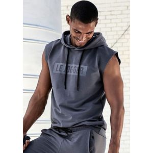 le jogger® Kapuzenpullover, mit Druck und Kordelzug