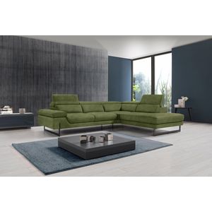 Egoitaliano Ecksofa »Queenie, extravagantes Sofa mit erstklassigem Sitzkomfort«, mit verstellbarer Armlehne und Kopfteilen für Wohlfühlkomfort