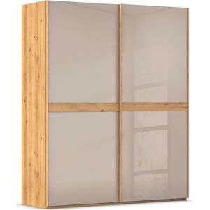rauch Schwebetürenschrank »Kleiderschrank Schrank Garderobe Schlafzimmerschrank SCALE-LINE«, edle Optik mit Bauchbinde in Korpusfarbe mit Glasfront MADE IN GERMANY
