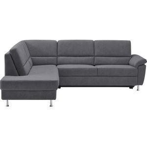 CALIZZA INTERIORS Ecksofa »Onyx L-Form«, Ottomane links oder rechts, wahlweise mit Bettfunktion, Breite 257 cm