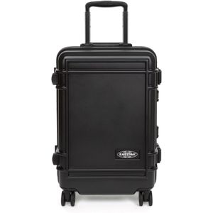 Eastpak Hartschalen-Trolley »RESIST'R CASE S BRUSHED METAL mit 30 Jahren Garantie«, 4 Rollen, Reisegepäck Handgepäck-Koffer TSA-Zahlenschloss