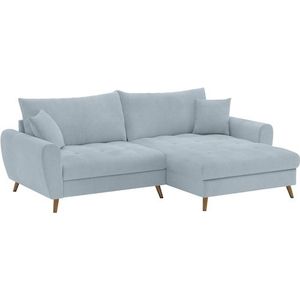 Mr. Couch Ecksofa »Blackburn II L-Form«, Wahlweise mit Kaltschaumpolsterung bis 140 kg belastbar