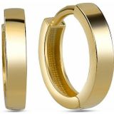 dKeniz Paar Creolen »925/- Sterling Silber vergoldet Klassik«