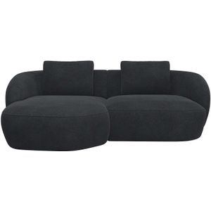 FLEXLUX Wohnlandschaft »Torino, rund, L-Form, Sofa-Ecke mit Recamiere, Longchair-Sofa«, OTTOs Choice, organisches Sofa-Design, Kaltschaum, Wellenunterfederung