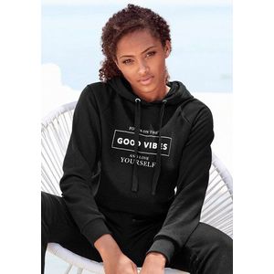 Buffalo Kapuzensweatshirt, mit Foildruck, Loungwear, Loungeanzug