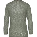 s.Oliver Strickjacke, in luftiger Häkeloptik, sommerlicher Cardigan, lockere Passform