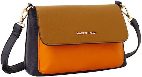 MARCO TOZZI Umhängetasche, Damen Schultertasche, Mini Bag mit aufgesetzter Vordertasche