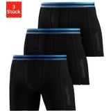 Bench. Langer Boxer, (Packung, 3 St.), Unterhosen mit elastischem Bund und Logodruck auf dem Bein