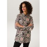Aniston CASUAL Hemdbluse, mit sensationellem Mandala-Blumendruck