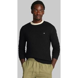 Calvin Klein Rundhalspullover »MICRO WAFFLE TEXTURE CN SWEATER«, mit Waffelstruktur