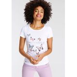 KangaROOS T-Shirt, Kurzarm, körpernahe Passform, aus Rippware