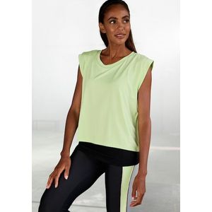 LASCANA ACTIVE 2-in-1-Shirt, Sportshirt im doppellagigen Look