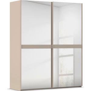 rauch Schwebetürenschrank »Kleiderschrank Schrank Garderobe Schlafzimmerschrank SCALE-LINE«, edle Optik mit Bauchbinde in Korpusfarbe Spiegelfront MADE IN GERMANY