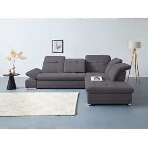COTTA Ecksofa »Holiday L-Form mit Sitztiefen-, Armteil- und Kopfteilverstellung«, wahlweise mit Bettfunktion inkl. Bettkasten