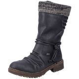 Rieker Winterstiefel, Winterboots, Blockabsatz, TEX-Membran, mit gestricktem Schaftrand