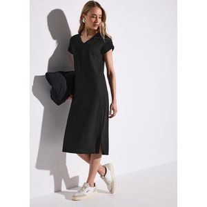 STREET ONE Midikleid, mit Rippstruktur