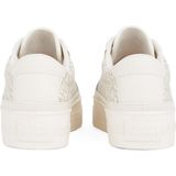 Tommy Hilfiger Plateausneaker »VULC LEATHER SNEAKER MONOGRAM«, Freizeitschuh, Halbschuh, Schnürschuh mit Allover-Logoprint
