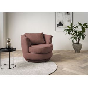 Leonique Drehsessel »MAISIE, Lese-Sessel, Love Seat,«, trendige Stoffe MEGA CORD und Web-Velours, 360 Grad drehbar