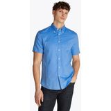 Tommy Hilfiger Kurzarmhemd »LINEN BLEND SOLID SS RF SHIRT«, mit Button-down-Kragen