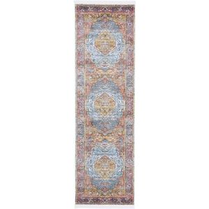 carpetfine Läufer »Esha«, rechteckig, 8 mm Höhe, Vintage Look, Wohnzimmer