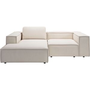 Places of Style Ecksofa »Watertown, kompakte L-Form, 246 cm breite für kleinere Räume«, modernes Ecksofa mit Feincordbezug, platzsparend & bequem