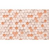 Komar Vliestapete »Digitaldruck Vlies - Woodcomb braun - Größe 400 x 250 cm«, bedruckt, Wohnzimmer, Schlafzimmer