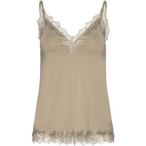 rosemunde Unterhemd »Billie Strap Top«, wunderschöner Vintage-Spitzenbesatz an Ausschnitt und Saum