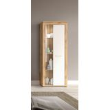 INOSIGN Vitrine »Aosta, Höhe 159 cm, in verschiedenen Farbausführungen«, 1 Tür, 3 Einlegeböden, 4 Fächer, Wohnzimmer, Standvitrine, Glasvitrine