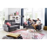Home affaire Polstergarnitur »Mailand«, Set: 3-Sitzer, 2-Sitzer und Sessel, wahlweise mit Move-Funktion