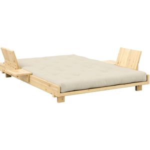Karup Design Bett »Social Sofa Bed, mit verstellbarem Zubehör, inkl Matratze & Lattenrost«, Bett wahlweise mit 2 oder 4 Rückenlehnen und 2 Ablagen. Mit Matratze