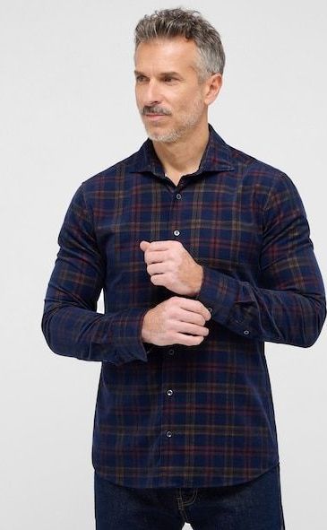 Eterna Langarmhemd »SLIM FIT«, EASY IRON (bügelleicht)