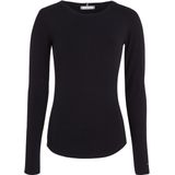 Tommy Hilfiger Langarmshirt »SLIM 5X2 RIB O-NK LS«, mit Struktur