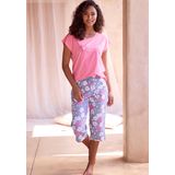 Vivance Dreams Caprihose, Pyjamahose in schmaler Capriform