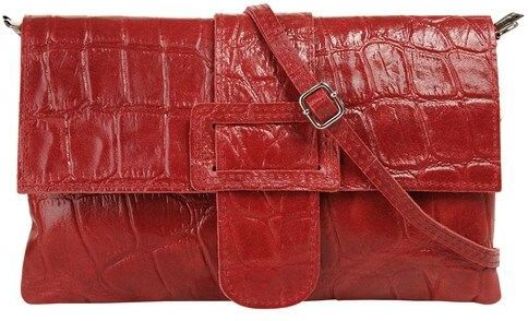 Cluty Abendtasche, echt Leder, Made in Italy