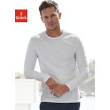 H.I.S Langarmshirt, (Packung, 2er-Pack), Doppelpack Unterziehshirt aus Baumwoll-Mix