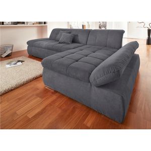DOMO collection Ecksofa »NMoric XXL, B/T/H: 300/172/80cm, L-Form«, wahlweise mit Bettfunktion und Armlehnverstellung