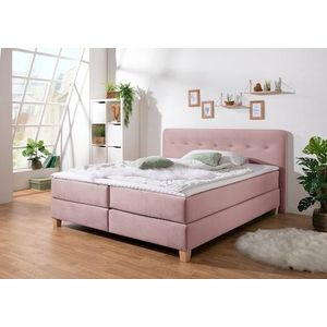 Home affaire Boxspringbett »Fargo«, in Überlänge 220 cm, mit Topper, 3 Ausführungen, 4, Breiten