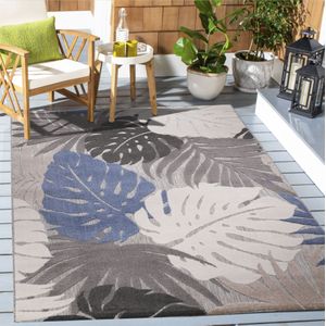 Sanat Teppich »Floral Outdoor«, rechteckig, 6 mm Höhe, In- und Outdoor geeignet, florales Design, Balkon, Terasse