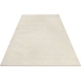 Wecon home Wollteppich »Hamptons THIRTYEIGHT«, rechteckig, 11 mm Höhe, Läufer, Schurwolle, Kurzflor, Wohn- & Schlafzimmer, elegant, Waben
