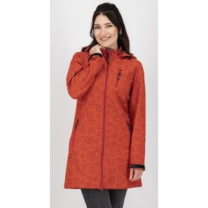 DEPROC Active Softshelljacke »SHELBY LONG«, leichter Softshell Kurzmantel mit abnehmbarer Kapuze