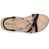 Vivance Sandale »Sommerschuh«, mit dezenten Schmuckelementen, Sandalette, Sommerschuh VEGAN