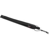 EuroSCHIRM® Stockregenschirm »Swing handsfree, schwarz«, verlängerbarer Schaft, handfrei tragbar