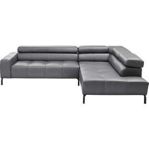 Places of Style Ecksofa »Cleveland, L-Form, incl. Kopfteilverstellung, Breite 276 cm«, wahlweise elektrischer Sitzvorzug