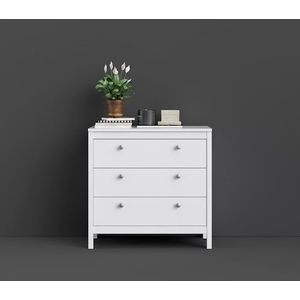 Home affaire Kommode »Madrid, Aufbewahrung, Schubladenschrank, Stauraum«, mit 3 Schubladen, Breite 82,3 cm