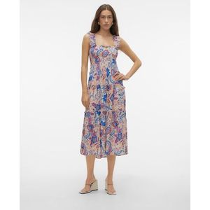 Vero Moda Sommerkleid »VMMENNY SL SMOCK CALF DRESS WVN GA«
