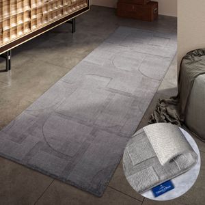 Villeroy & Boch Wollteppich »Alexis«, rechteckig, 10 mm Höhe, Handgewebt, Wolle, Natur, Wohnzimmer, Geometrie, Boho, Design