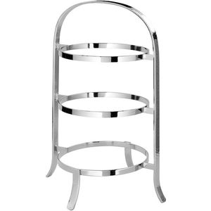 Fink Etagere »PLATE, mit feiner Hammerschlagstruktur«, (1 tlg.), für 3 Dessertteller Ø 21 cm