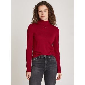 Tommy Jeans Curve Rollkragenpullover »TJW ESSENTIAL TRTLNK SWEATER EXT«, mit Rollkragen, Logo-Flag